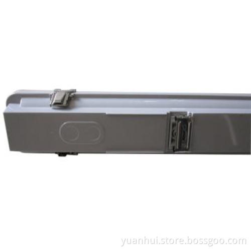 UV stablised industrial waterproof fluorescent lighting fixture